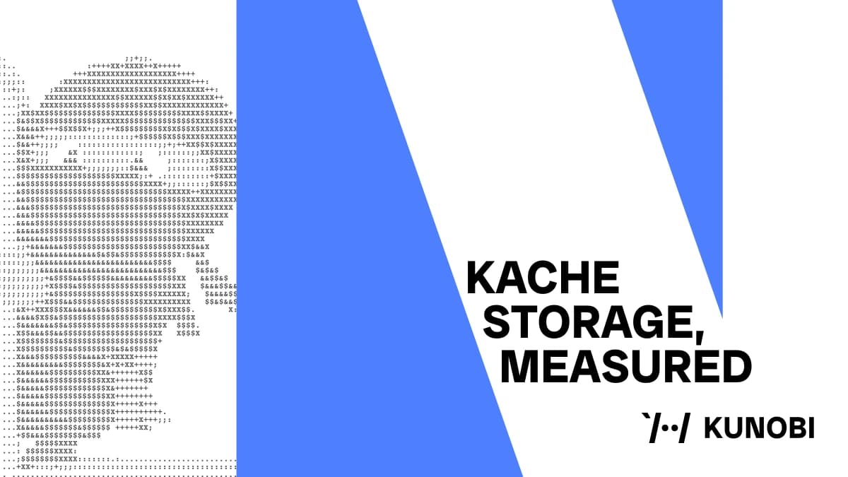 AI and worktrees are filling our disks: kache storage, measured
